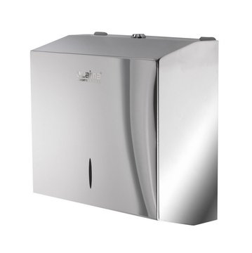 Диспенсер для полотенец LAIMA PROFESSIONAL INOX, (Система H3) V-сложения, нержавеющая сталь, зерк