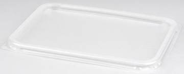Крышка (186*136 мм) к контейнерам (А) (179*132 мм) прозрачная /500