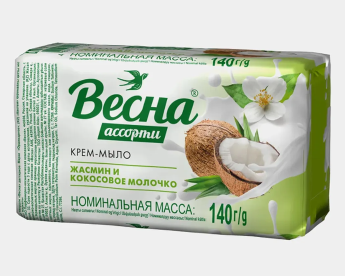МТ ВЕСНА Ассорти жасмин и кокосовое молочко 140 г. арт. 6209