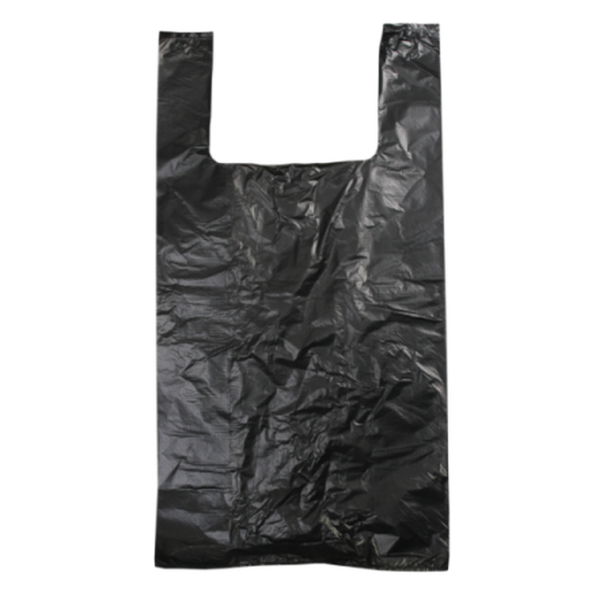 Пакет Майка 24+12*44 11 мкм (100 шт) черная