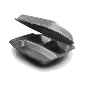 Ланчбокс 3-секц LB MAX-3 ЧЕРНЫЙ (255*190*70)/100