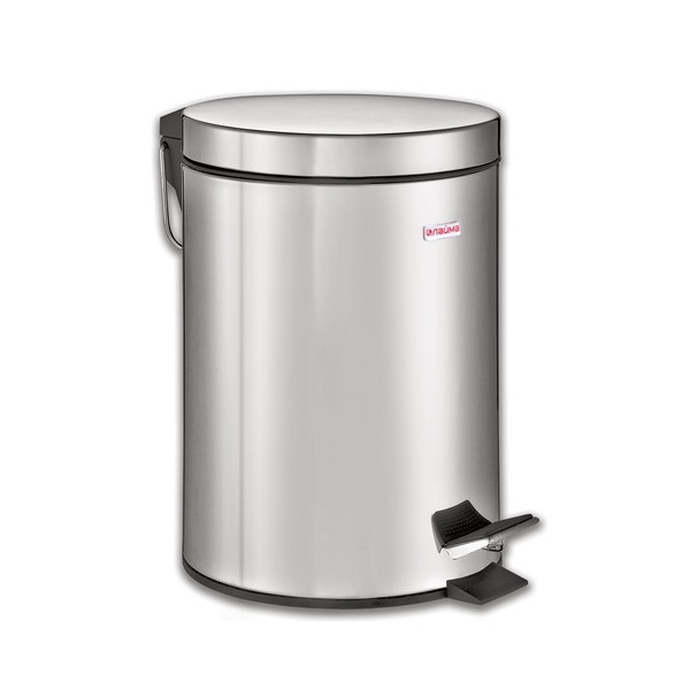 Ведро-контейнер 20 л с педалью, для мусора, 43х33х33 см, цвет серый/графит, 428-СЕРЫЙ