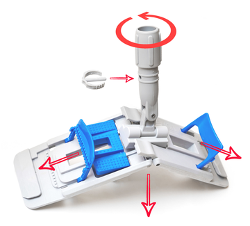 Держатель мопа Росмоп Кваттро 40 см. Универсальный