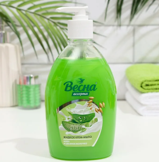 МЖ ВЕСНА Ассорти алоэ и овсяное молочко 500 мл арт. 5219