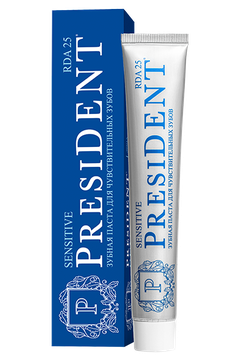 зубная паста PRESIDENT Sensitive  75 г *r