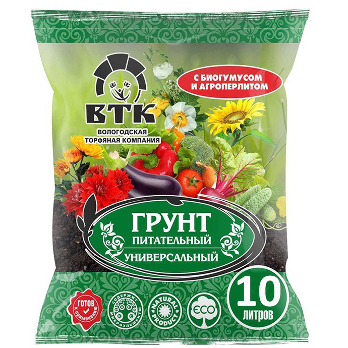 ВТК Грунт 10л Универс./ Биогумус, Агроперл