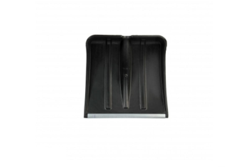 Лопата снеговая №6 пласт. 385*380 с оцинк.планкой с дерев.ручкой V-обр.ручкой