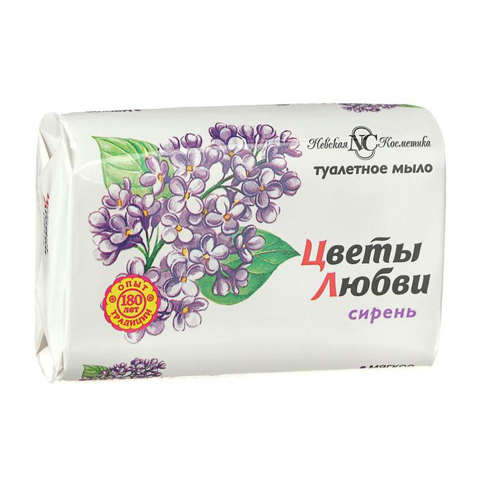 Н/к. Мыло Цветы Любви  90 гр.  Сирень 6*72