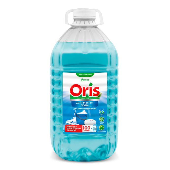 Средство для пола с полирующим эффектом ORIS (канистра ПЭТ 5л) 125921