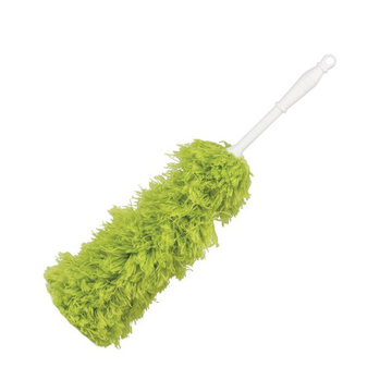 Пипидастр (сметка-метелка) для уборки пыли, метелка 35 см, рукоятка 20 см, зеленый, LAIMA, 603618