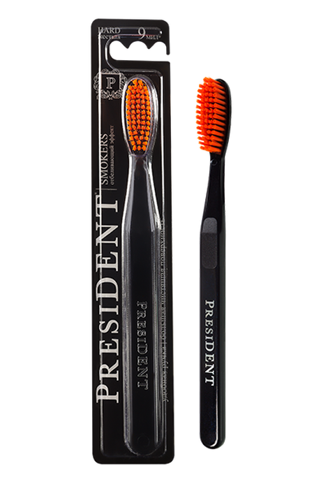 Зубная щетка PRESIDENT Smokers (Цвет в ассортименте)