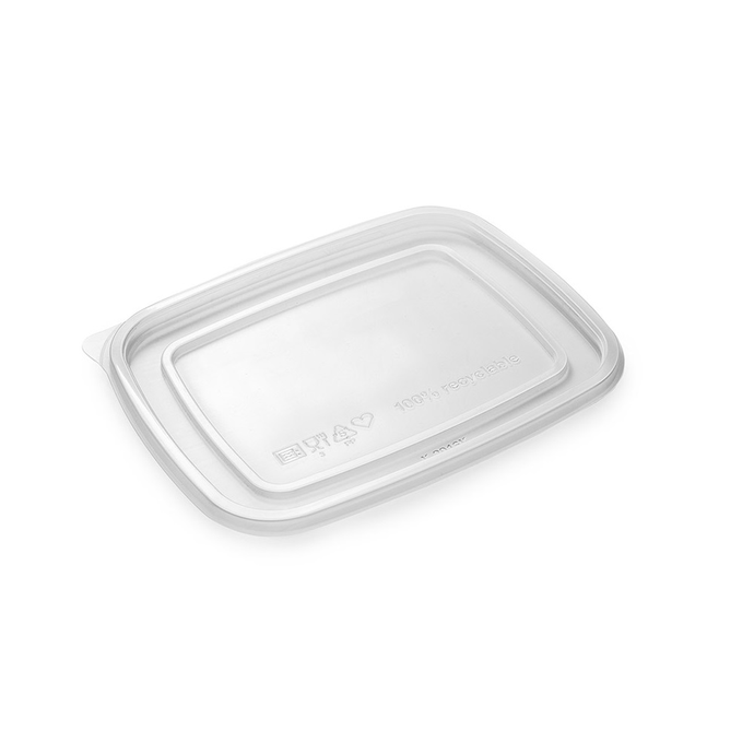 Крышка для прямоугол-х секционных контейнеров 200х160 мм, прозрачн ПП*100 (контейнер 17-2974)