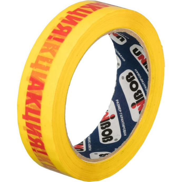 Unibob/ Клейкая лента С логотипом АКЦИЯ!, 25 мм*66м 45 мкм