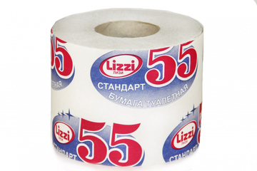 Туалетная бумага "55 Стандарт" 1-сл. 1 рул./вл.48