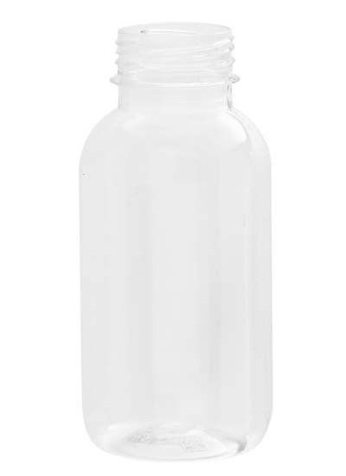 Бутылка 300 мл, без пробки, широкое горло 38 мм, гладкая, прозрачная*150