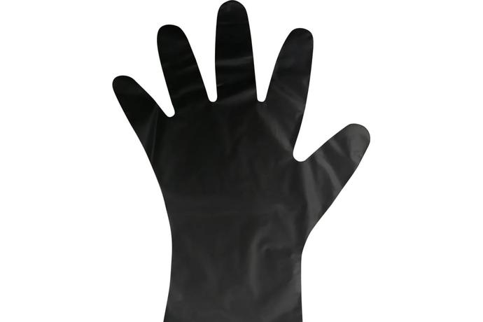 Перчатки эластомер XL черные 100 шт