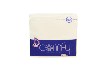 Салфетка Comfy белая 24х24 50 л./40
