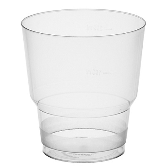 Стакан "КРИСТАЛ 200мл ПРОЗРАЧНЫЙ/50/1000 или 25/600