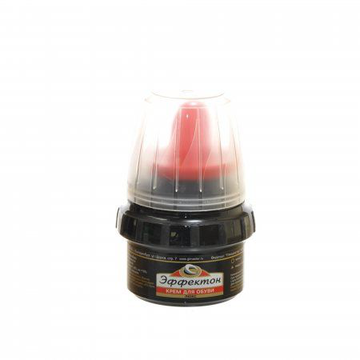 Эффектон ЛЮКС крем д/обуви ЧЕРНЫЙ с НАМАЗКОМ 50 мл      16*48