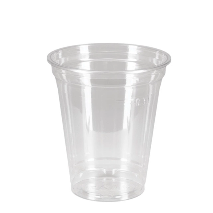 Стакан 420 мл прозрачный, объем 300 мл., Д-95, 1000 шт в коробке. крышка 7477