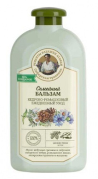РБА  Бальзам для все типов волос "Семейный.Ежедн.уход.Кедрово-ромашковый"  500мл *6*12