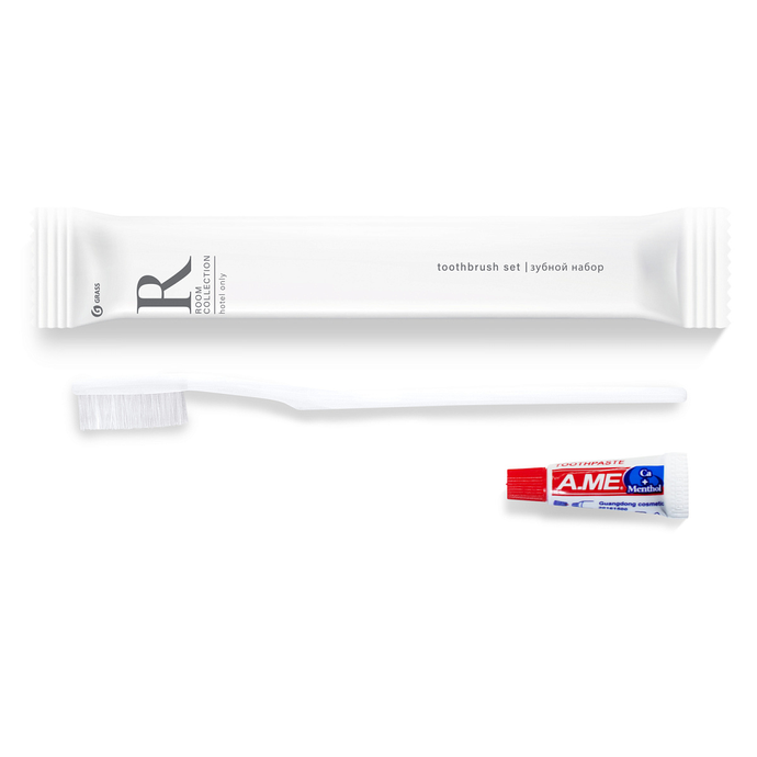 Зубной набор GRASS "Room" (флоу-пак)/вл.200, HR-5004