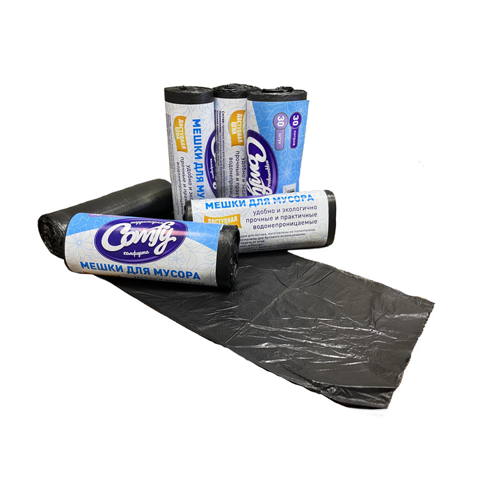 Мешки для мусора "Comfy" 30 л/30 шт   вл. 100