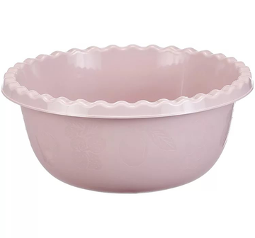 Миска м-Пластика Пласт.3л круглая / Чайная роза