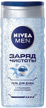 NIVEA Men Гель/душа 250 Заряд чистоты / 12