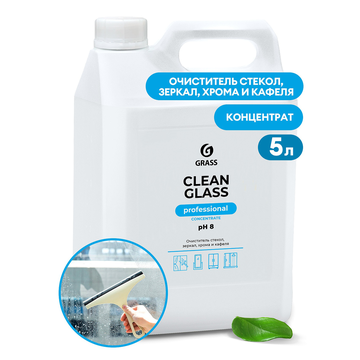 Чистящее средство GRASS для стекол и зеркал "Clean Glass concentrate рrofessional", 5кг/вл.4