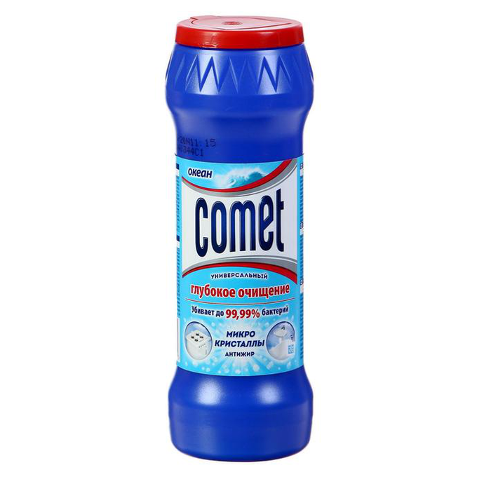 Чистящий порошок Comet Океан, банка 475 гр / вл 20