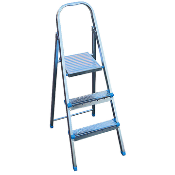 Лестница стремянка стальная3 ступени 56см ЯРУС оцинкованный