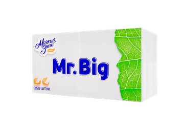 Салфетка Ь знак "Mr.Big" 250  л.(белая)/вл.18 С58