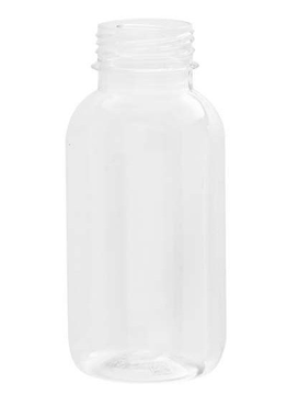 Бутылка 300 мл, без пробки, широкое горло 38 мм, гладкая, прозрачная*150