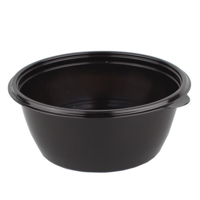 Контейнер круглый 375 мл д 144 мм, без крышки, черный ПП *300 (крышка 24-8623)