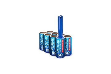 Ролики для чистки одежды и удал. ворса + 8 смен. блока по 50 л. Лайма 608384