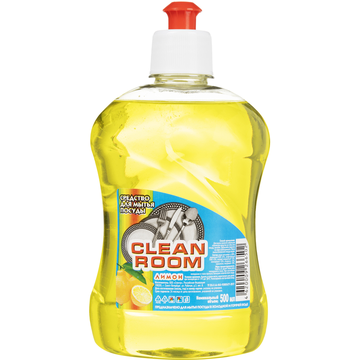 Жидкое мыло "Clean Room" 500 мл., дозатор (Лимон)