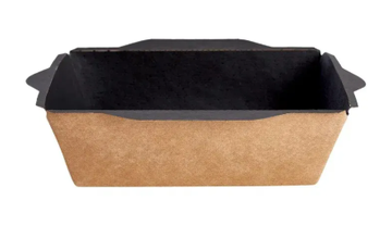 Контейнер бумажный OPSALAD 500 (165x120x45) черный (крышка 24-17939)*600