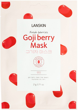 LanSkin Маска тканевая с ягодами годжи 21г  *5*10