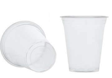 Стакан "шейкер" ПЭТ D=95мм цвет прозр. 300мл УЮ (*50/1000)