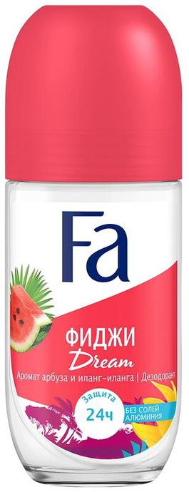 ФА Стекло - ролик Острова Фиджи Арбуз Иланг-Иланг  50 мл   *6