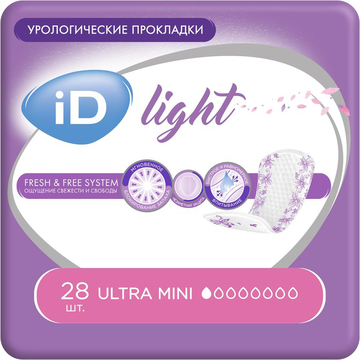 iD Light Прокладки 28 шт Ultra mini