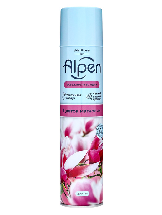 Освежитель Alpen 300 мл Цветок магнолии/12