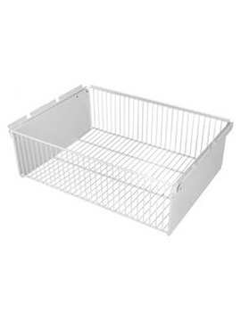 Комплект корзина и направляющая сеточная выдвижная A'Belle 560х440х181 мм белая S4251/5121 (шт)