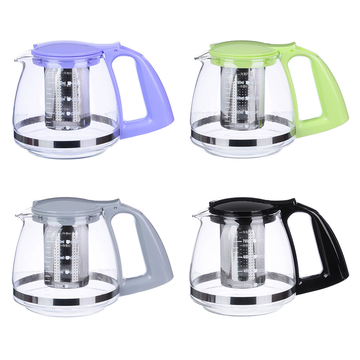 VETTA Чайник заварочный 750мл с ситечком, нерж.сталь, стекло, полистирол