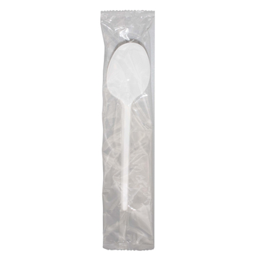 Ложка столовая в инд. упак. 165 мм ПС цвет Белый ОЗЛП/ВЗЛП (х300)