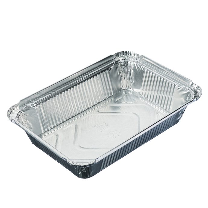 Форма для запекания, алюминиевая фольга, 21x14,8x3,8см, дно: 17,4x10,4см, 780мл, L-край