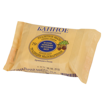 Мыло туалетное 75г "Традиционное", Банное