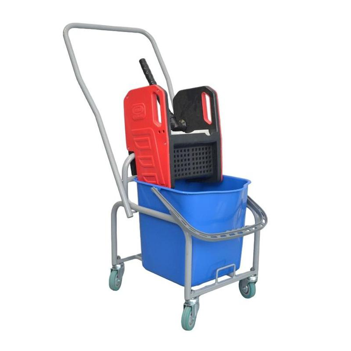 Тележка уборочная 1*25 л. с отжимом, лоток не входит
