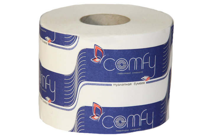 Туалетная бумага Comfy  2 сл. 1 рул. (100% целлюлоза)/вл.30